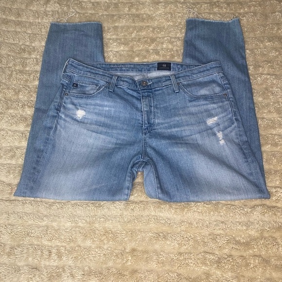 AG Adriano Goldschmeid Stevie Slim capri jeans Size 31 - Picture 2 of 9
